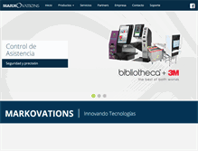 Tablet Screenshot of markovations.com